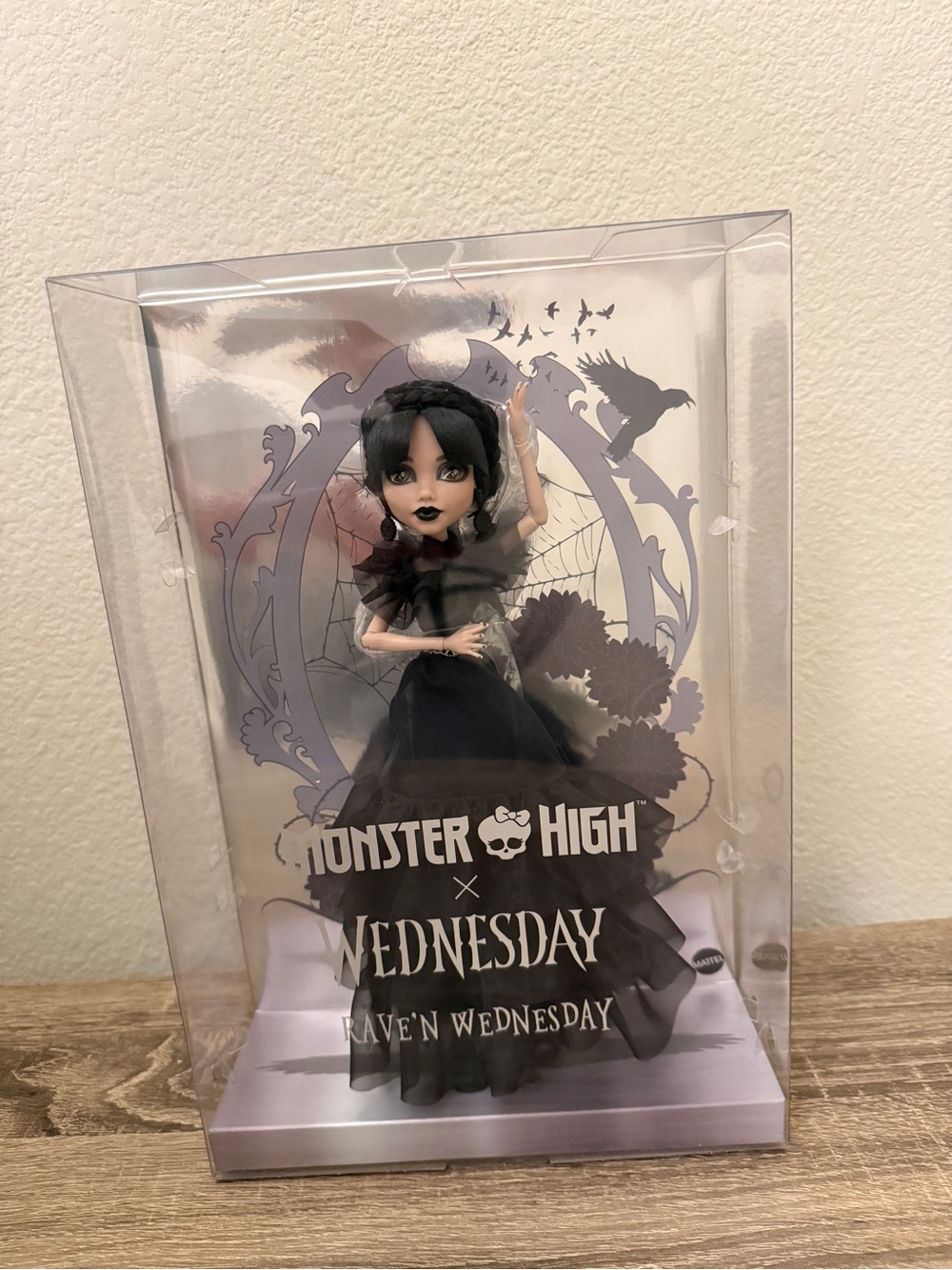 Monster High Wednesday Doll, Rave'N Wednesday Collectible